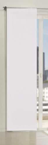 Flächenvorhang Rom uni weiß BxH 60x245cm